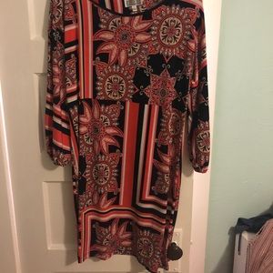 3/4 length sleeve dress